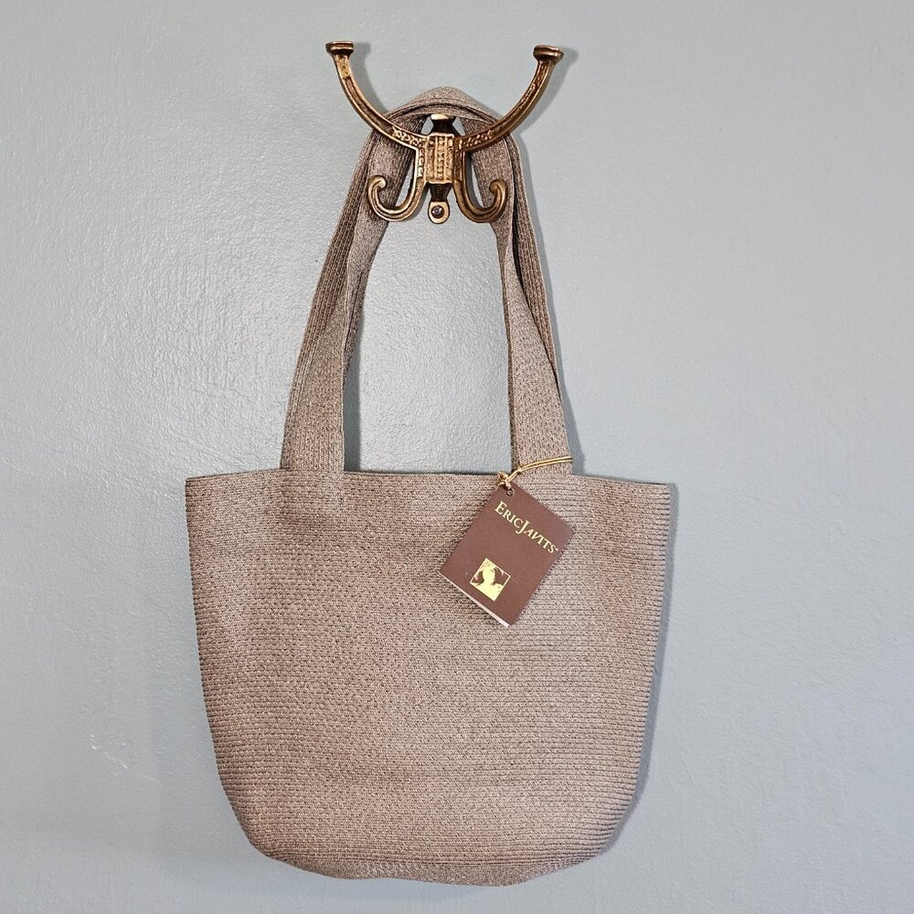 NWT ERIC JAVTIS New York Luxury Designer Vintage Tote Shoulder Bag